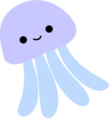 Cute Jellyfish Illustration