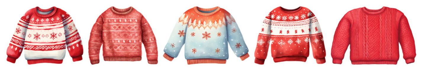 Obraz premium PNG Sweater sweatshirt celebration decoration transparent background.