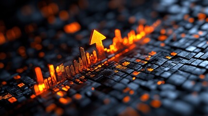 Upward Trend:  Digital Growth and Technological Advancement