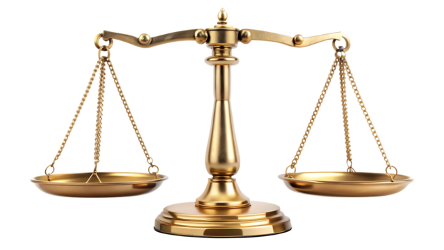 scales of justice isolated on white background png