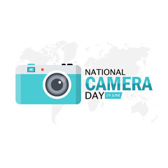 Obraz premium vector graphic of National Camera Day ideal for National Camera Day celebration