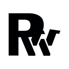 Professional letter PW Business Logo design.	