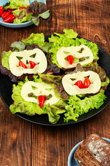 Halloween party food.