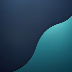 Minimalist Navy to Turquoise Gradient Background – Abstract Digital Art with Subtle Texture & Depth