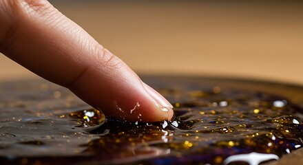 Texture Touch Exploring Surface Quality and Tactile Sensation of Sticky Material