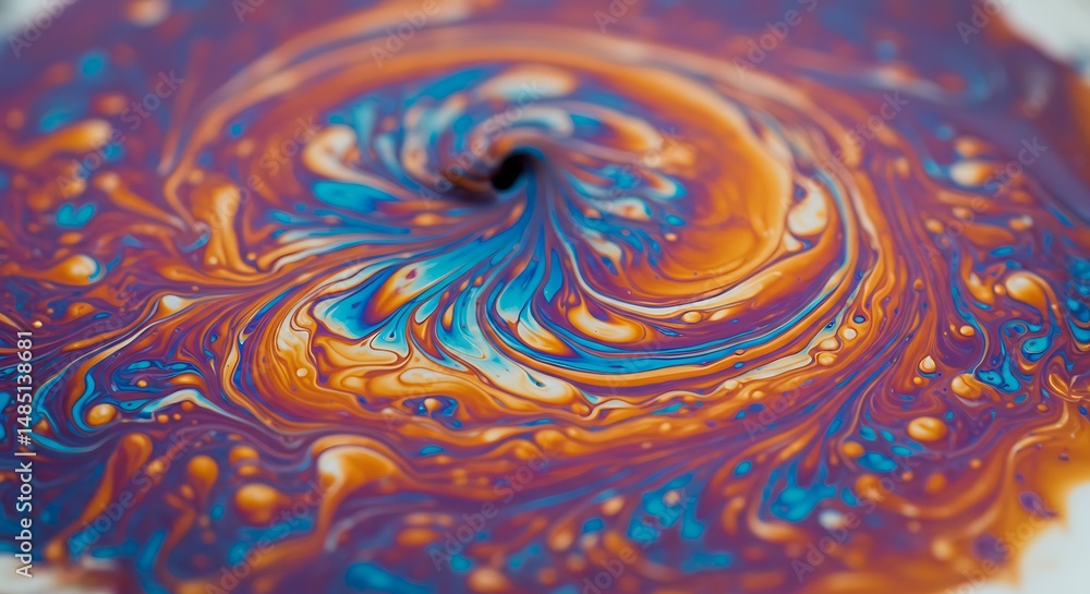 Poster abstract swirling colors with vortex effect mesmerizing liquid art motion dynamic and expressive bac
