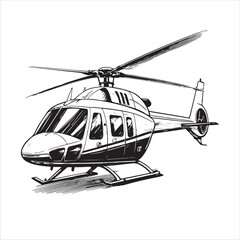 Helicopter Vector