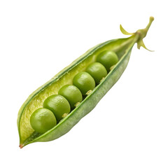 Chickpea pod isolated on a transparent background