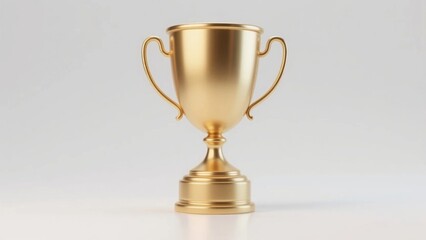 Golden trophy cup symbolizing victory and excellence