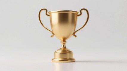 Golden trophy cup symbolizing victory and excellence