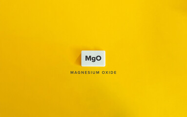 Magnesium Oxide, MgO.