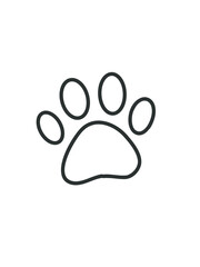 Animal paw print