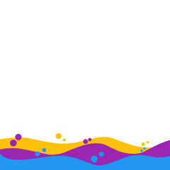 simple colors template, colorful frames one sides