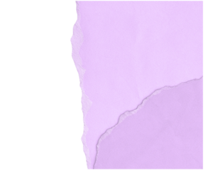 Purple Torn Paper Edge Texture Isolated Close-up Picture With PNG, Transparency and JPEG Background