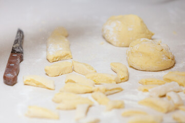 Making noodles