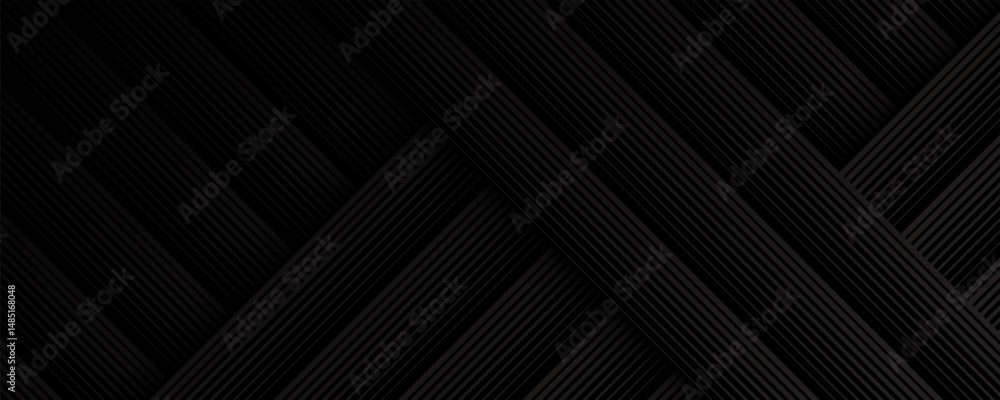 Poster elegant black abstract background with diagonal lines – luxury minimal dark pattern design