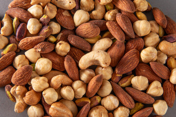 mixed nuts background