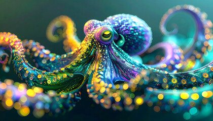 Interlocking Color Gradients in Motion