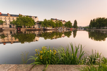 Les bords de l'Erdre à Nantes - The banks of Erdre river at Nantes