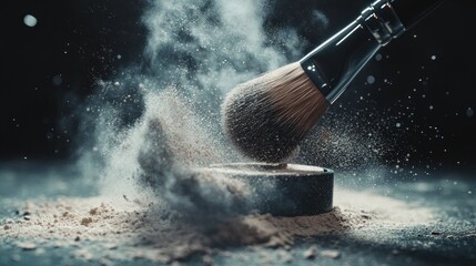 Abstract substance reaction visual