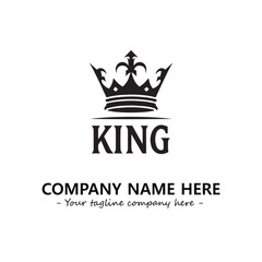 King logo company design vector illustration