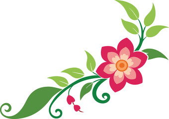 floral background with flowers