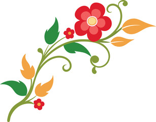 vector illustration of a floral background