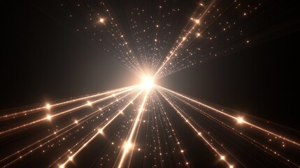 Obraz premium Radiant burst of light