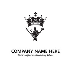 King logo company design vector illustration