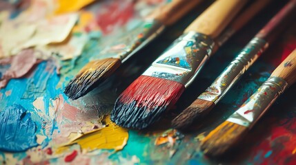 Fototapeta premium Engaging in hobbies can enhance mental health and life satisfaction.