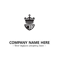 Obraz premium King logo company design vector illustration