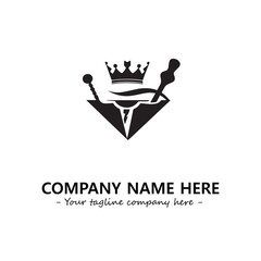 King logo company design vector illustration