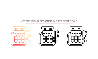 Water Filter icon design with white background stock illustration