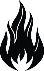Fire Flame Icon Vector Illustration