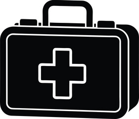 First Aid Kit Icon Vector