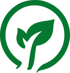 Green leaf ecology nature element vector icon, Leaf Icon, green leaf ecology nature element vector
