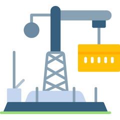 Crane Icon Vector Element