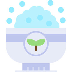 Washbowl Icon Vector Element