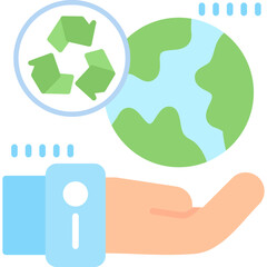 Recycling Icon Vector Element