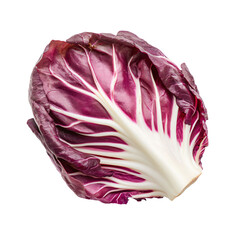 Fototapeta premium a close up of a red cabbage on a white background