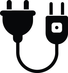 Plug and Socket Icon Vector Illustration