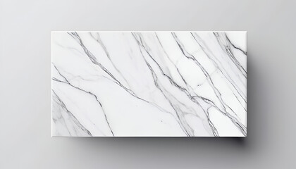 Sleek white marble for presentation slides