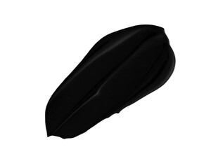 Black Cream Swatch isolated PNG or JPEG Background