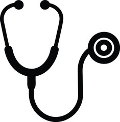 stethoscope icon vector illustration