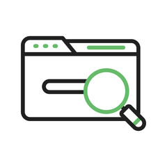 Browse icon vector image. Suitable for mobile apps, web apps and print media.