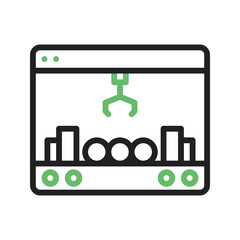 Claw Machine icon vector image. Suitable for mobile apps, web apps and print media.