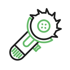 Electric Saw icon vector image. Suitable for mobile apps, web apps and print media.