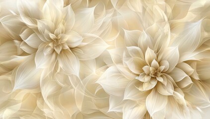 Delicate color palette enhances the beauty of the petals.