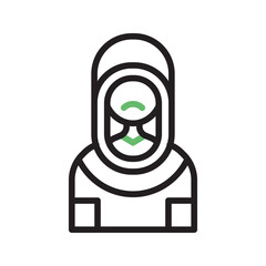 Game Character I icon vector image. Suitable for mobile apps, web apps and print media.