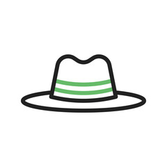 Hat II icon vector image. Suitable for mobile apps, web apps and print media.